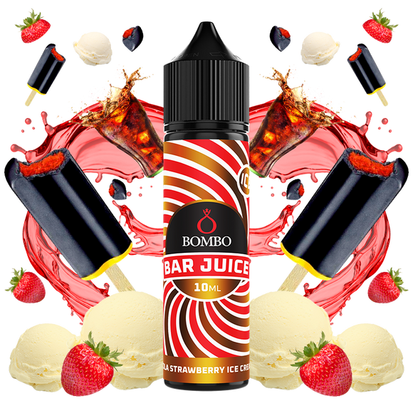 Bar Juice by Bombo - Cola Strawberry Ice Cream 10ml/60ml Aroma Longfill