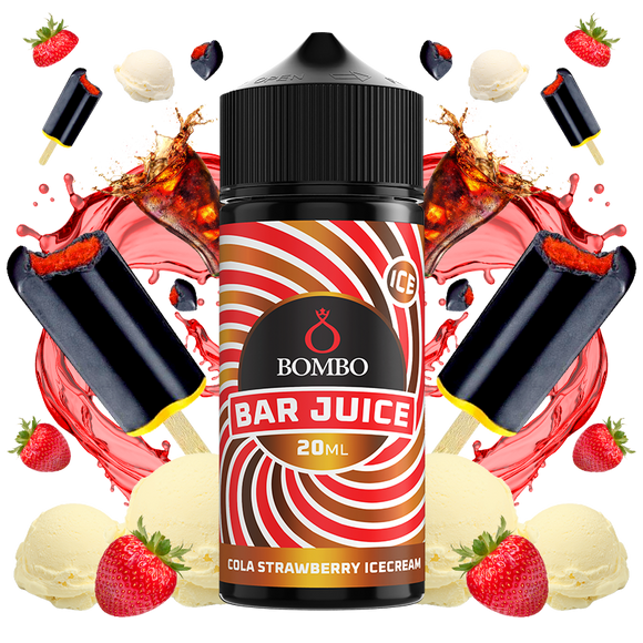 Bar Juice by Bombo - Cola Strawberry Ice Cream 20ml/120ml Aroma Longfill