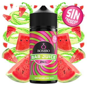 Bar Juice by Bombo - Watermelon Max Sem Fresco 24ml/120ml Aroma Longfill