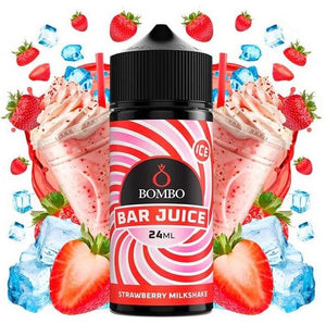 Bar Juice by Bombo - Strawberry Milkshake Ice 24ml/120ml Aroma Longfill