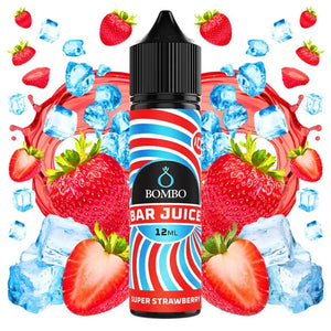 Bar Juice by Bombo - Super Strawberry Ice 12ml/60ml Aroma Longfill