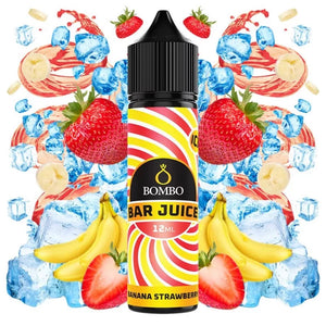 Bar Juice by Bombo - Banana Strawberry Ice 12ml/60ml Aroma Longfill