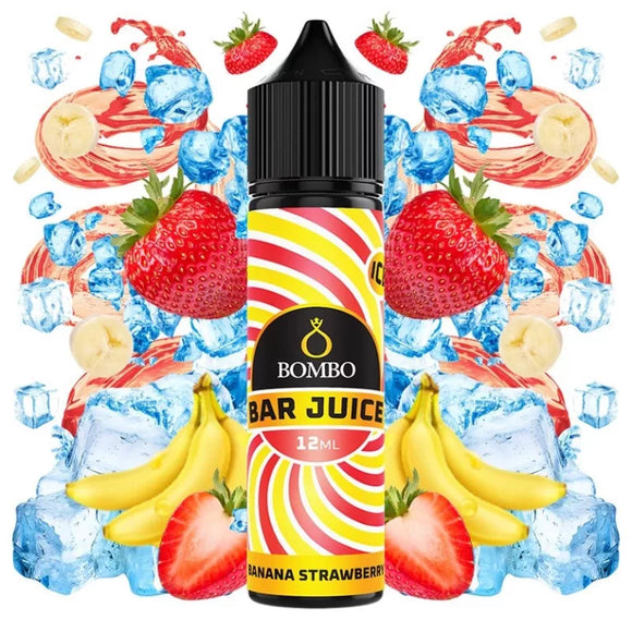 Bar Juice by Bombo - Banana Strawberry Ice 12ml/60ml Aroma Longfill