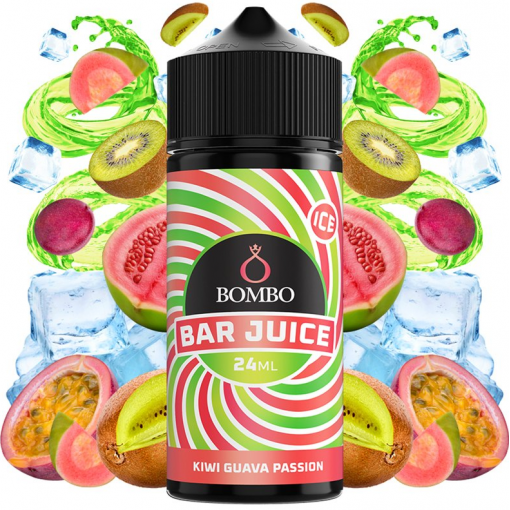 Bar Juice by Bombo - Kiwi Guava Passion Ice 24ml/120ml Aroma Longfill