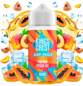 Bar Juice by King’s Crest - Papaya Peach Ice 24ml/120ml Aroma Longfill