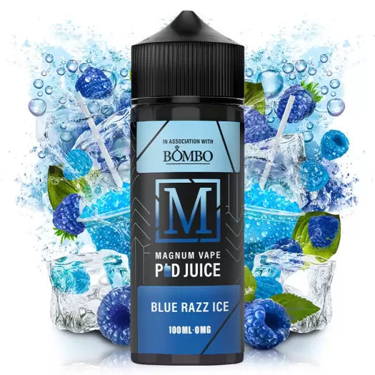 Magnum Vape - Blue Razz Ice 100ml Shortfill by Bombo