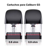 Uwell - Caliburn G3 Cartucho/Resistência 0.4/0.6/0.9Ohm