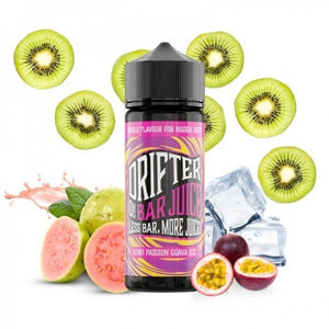 Drifter Bar Juice - Kiwi Passion Guava Ice 100ml Shortfill