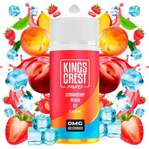 Kings Crest - Strawberry Peach Ice 100ml Shortfill