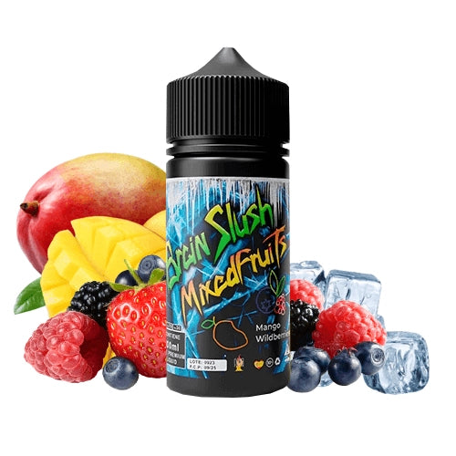 Brain Slush - Mixed Fruits Mango Wildberries 100ml Shortfill