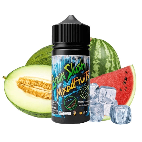 Brain Slush - Mixed Fruits Watermelon Honeydew 100ml Shortfill