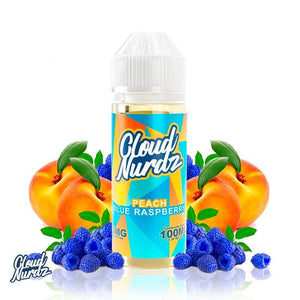 Cloud Nurdz - Peach Blue Raspberry 100ml Shortfill