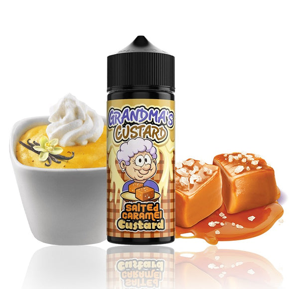 Grannies Custard - Salted Caramel Custard 100ml Shortfill