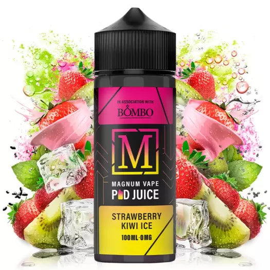 Magnum Vape - Strawberry Kiwi Ice 100ml Shortfill by Bombo