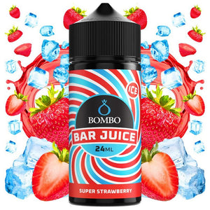 Bar Juice by Bombo - Super Strawberry Ice 24ml/120ml Aroma Longfill