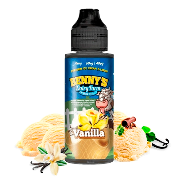 Benny's Dairy Farm - Vanilla 100ml Shortfill