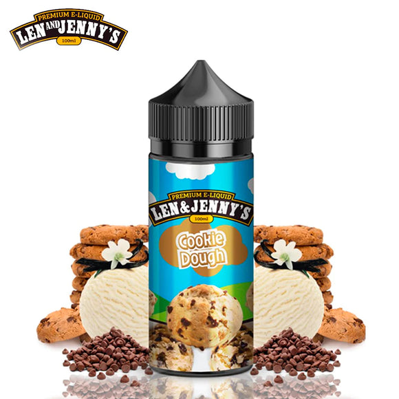 Len & Jenny's - Cookie Dough 100ml Shortfill