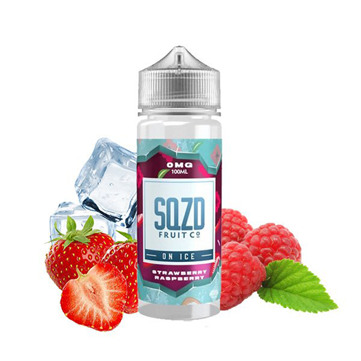 Sqzd Fruit Co - Strawberry Raspberry On Ice 100ml Shortfill