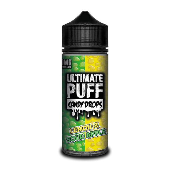 Ultimate Puff Candy Drops - Lemon & Sour Apple 100ml Shortfill