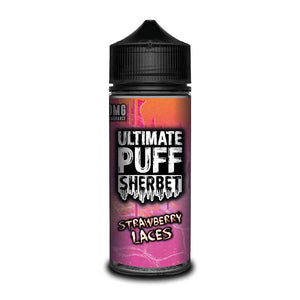 Ultimate Puff Sherbet – Strawberry Laces 100ml Shortfill