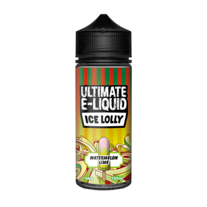 Ultimate E-liquid Ice Lolly – Watermelon Lime 100ml Shortfill