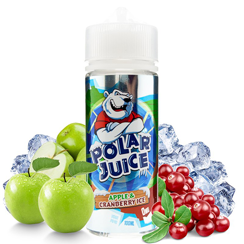 Polar Juice - Apple & Cranberry Ice 100ml Shortfill