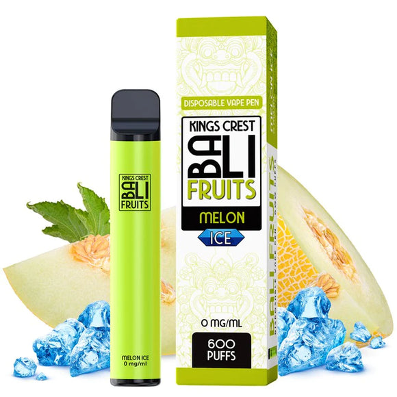 Bali Fruits - Melon Ice 600Puff 0mg by Kings Crest