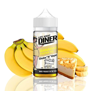 Late Night Diner - Bananas Foster 50ml Shortfill em Frasco de 100ml by Halo