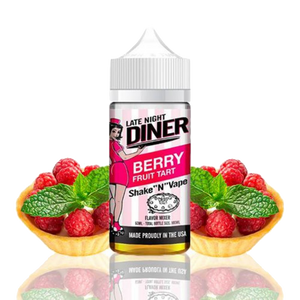 Late Night Diner - Berry Fruit Tart 50ml Shortfill em Frasco de 100ml by Halo