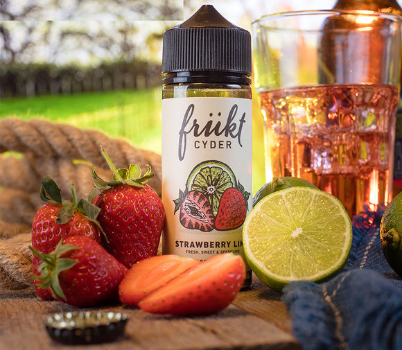 Frukt Cyder - Strawberry Lime 100ml Shortfill