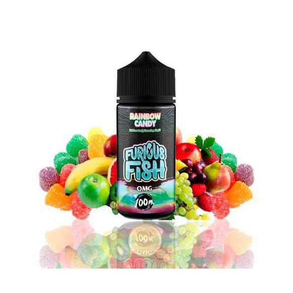 Furious Fish - Rainbow Candy 100ml Shortfill