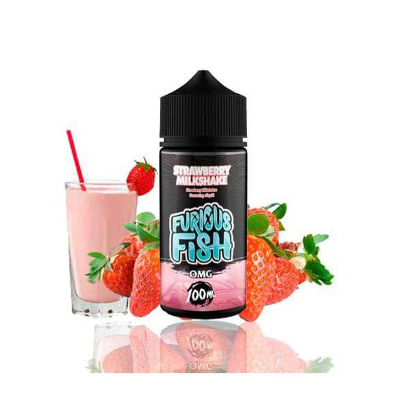 Furious Fish - Strawberry Milkshake 100ml Shortfill