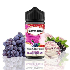 Heaven Haze - Icy Grape Blackcurrant 100ml Shortfill