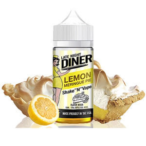 Late Night Diner - Lemon Meringue Pie 50ml Shortfill em Frasco de 100ml by Halo