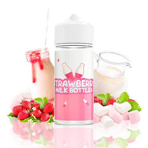 Strawberry Milk Bottles 100ml Shortfiill