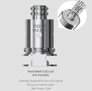 SMOK - Nord 0.6Ohm Mesh Coil (1unid.)