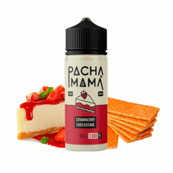 Pachamama - Strawberry Cheesecake 100ml Shortfill