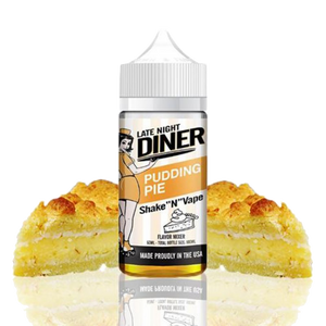 Late Night Diner - Pudding Pie 50ml Shortfill em Frasco de 100ml by Halo