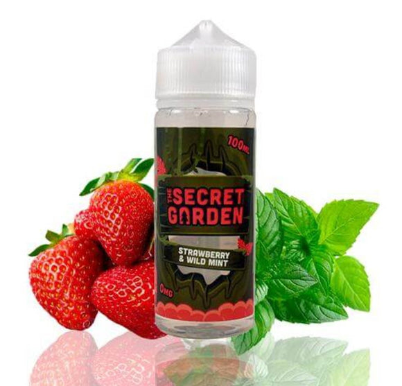 Secret Garden - Strawberry WIld Mint 100ml Shortfill