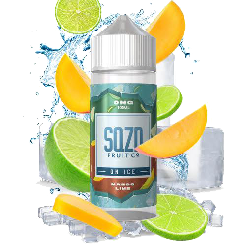 Sqzd Fruit Co - Mango Lime On Ice 100ml Shortfill