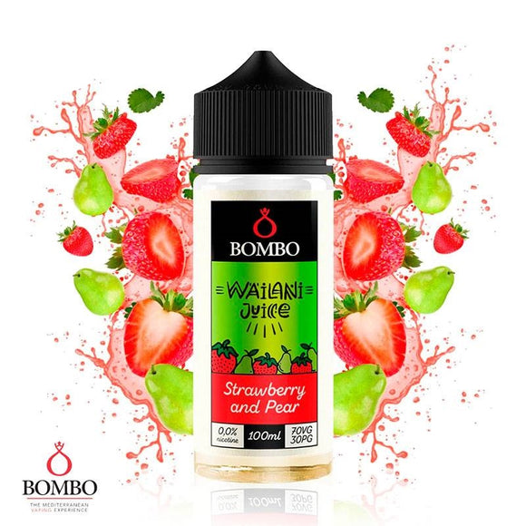 Bombo - Wailani Strawberry Pear 100ml Shortfill