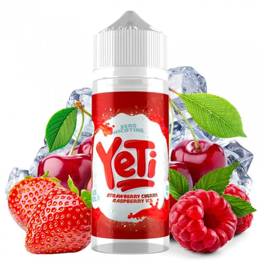 Yeti - Ice Cold Strawberry Cherry Raspberry 100ml Shortfill