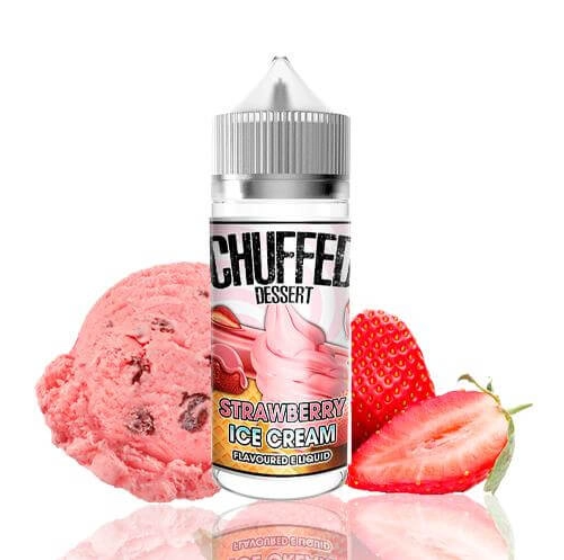 Chuffed - Dessert Strawberry Ice Cream 100ml Shortfill