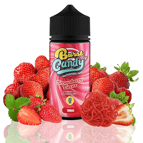 Burst My Candy - Strawberry Laces 100ml Shortfill