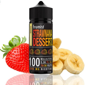 Frumist - StrawNana Dessert 100ml Shortfill