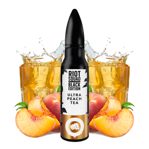 Riot Squad - Black Edition Ultra Peach Tea 50ml Shortfill