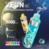 Quawins - Vfun Pro Blueberry Ice 3000puff 0mg