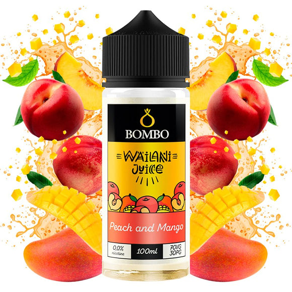 Bombo - Wailani Peach Mango 100ml Shortfill